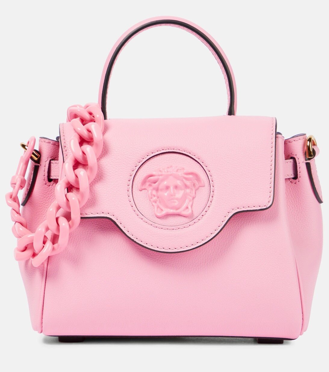 

Маленькая сумка-тоут La Medusa из кожи Versace, розовый