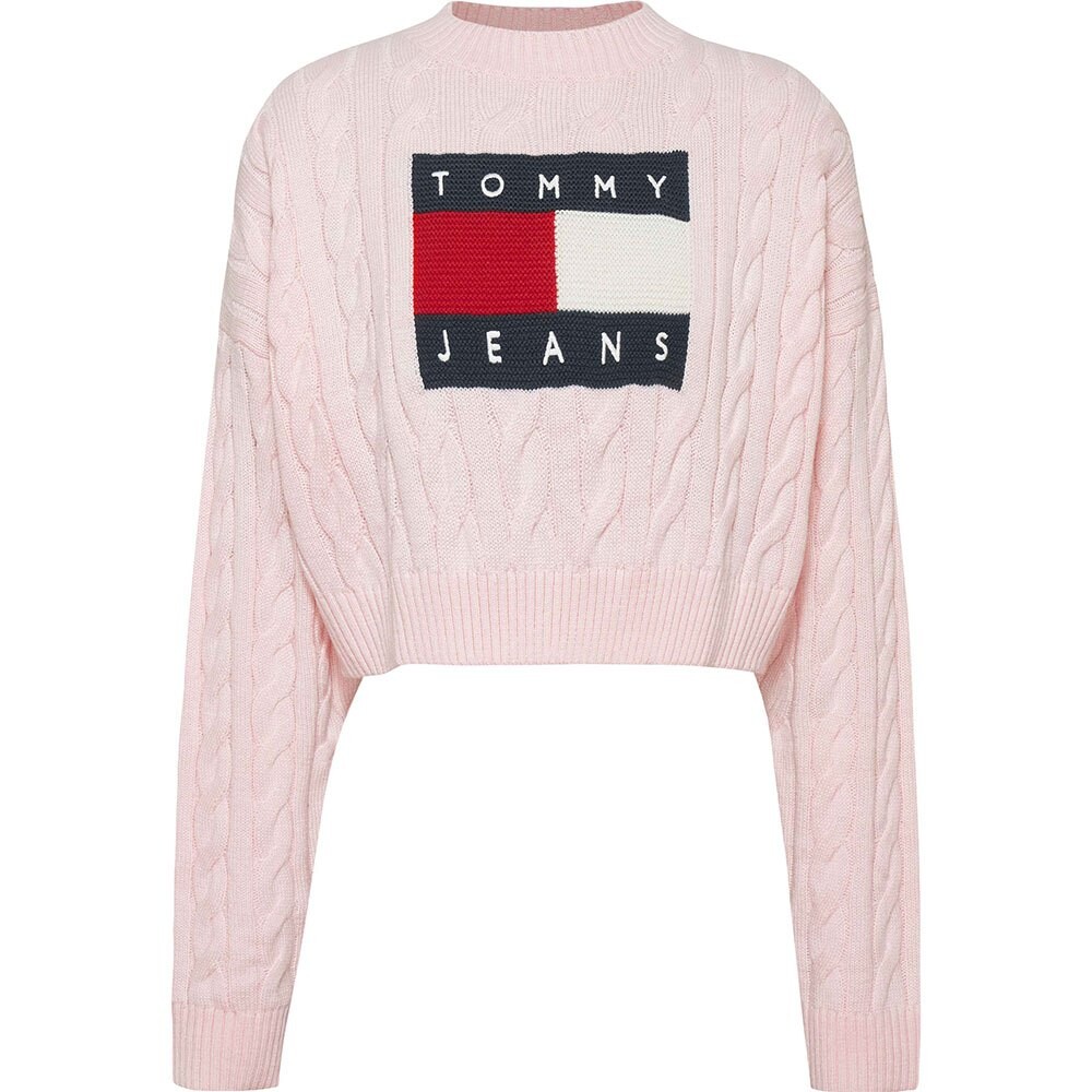 

Свитер Tommy Jeans Bxy Center Flag, бежевый