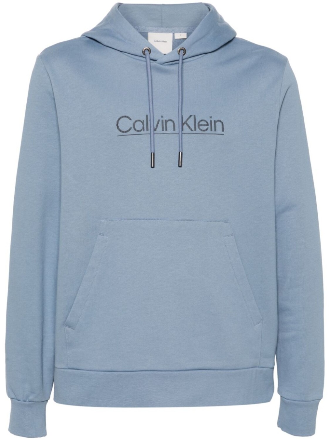 

Calvin Klein толстовка с капюшоном и рельефным логотипом, синий
