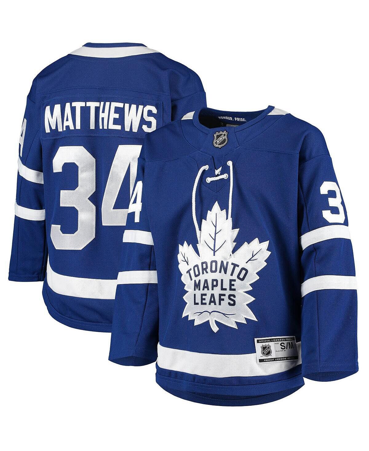 

Домашняя майка игрока Premier Player Big Boys Auston Matthews Blue Toronto Maple Leafs Outerstuff