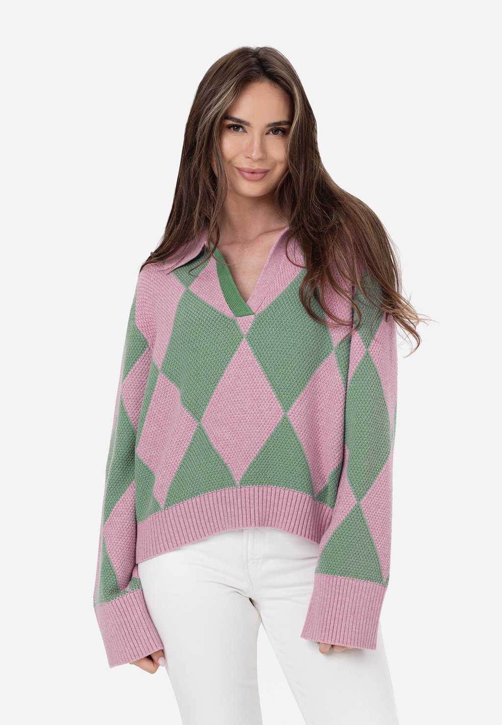 Вязаный свитер Laurella, цвет pink