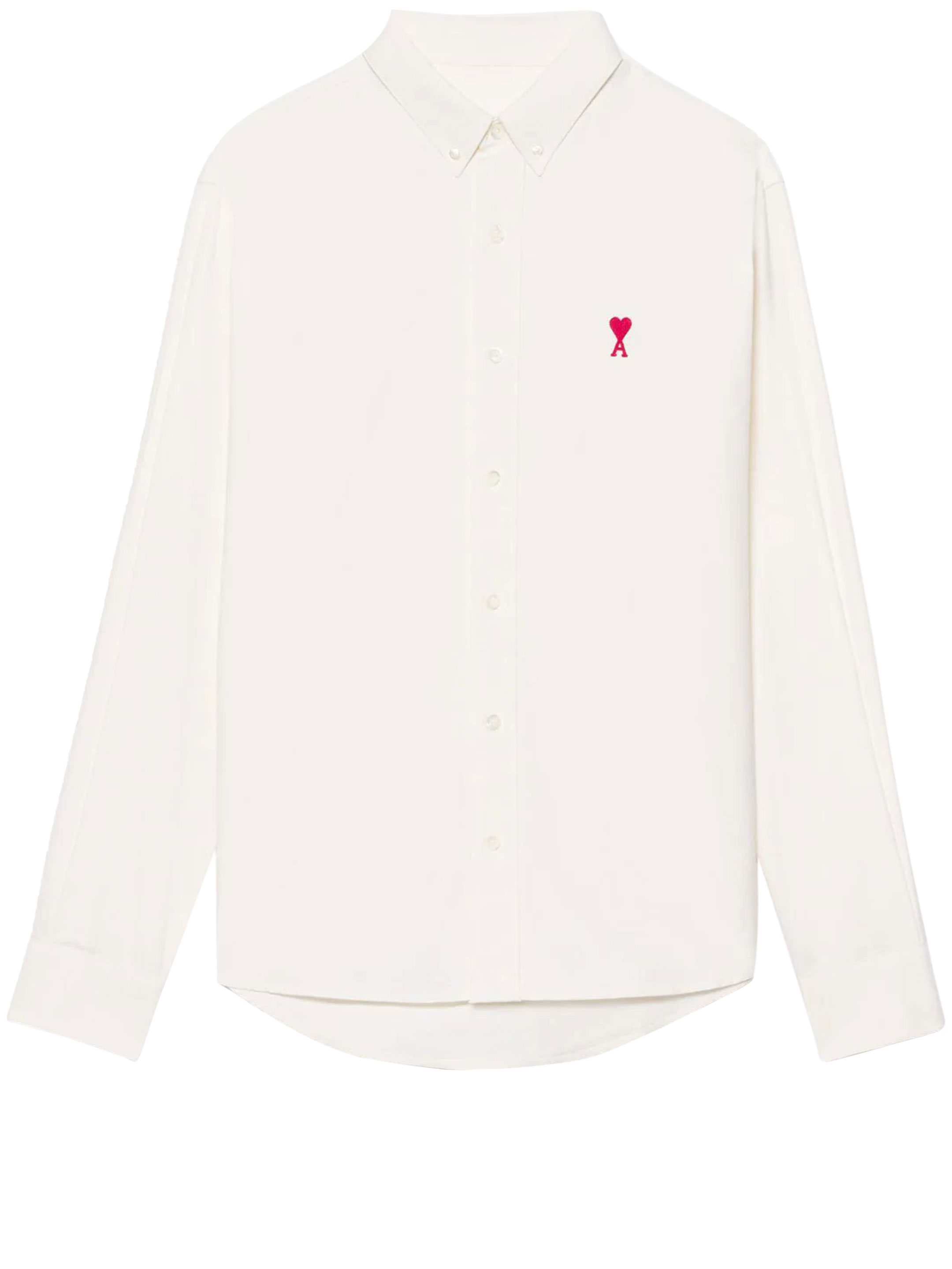 Рубашка Ami Paris Ami De Coeur, белый jdy белая рубашка на пуговицах белый