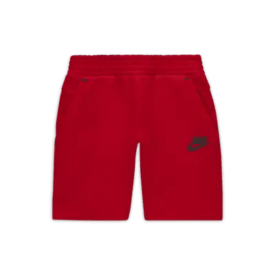 

Шорты Nike Sportswear Tech Fleece Toddler Shorts, красный