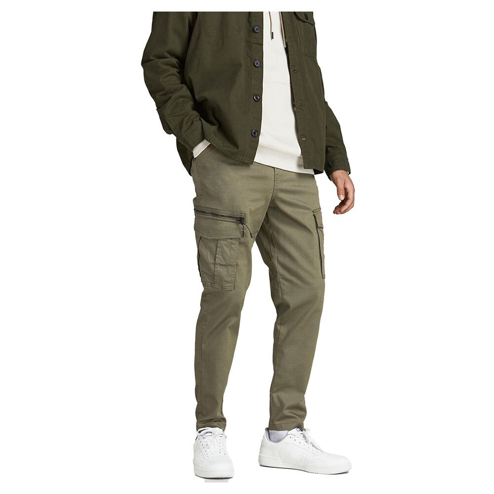

Брюки Jack & Jones Stace Dex Tapered Akm, зеленый