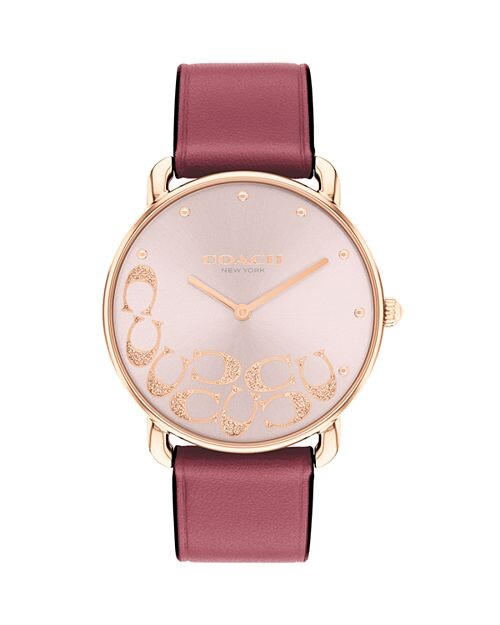 

Часы Эллиот, 36 мм COACH, цвет Pink