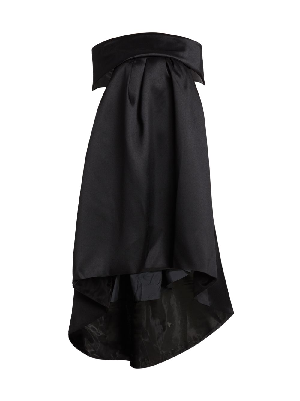 Платье-трапеция с бантом на спине Amsale, черный baon платье с бантом на спине xxl бежевый