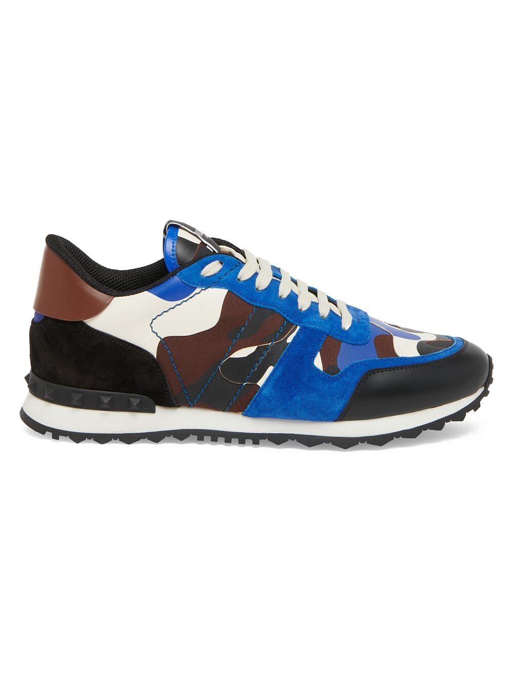 

Камуфляжные кроссовки Rockrunner Valentino Garavani, синий