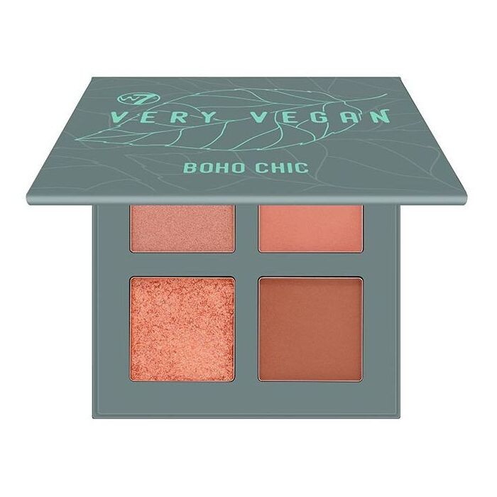 

Тени для век Paleta de sombras Very Vegan Quad W7, Boho Chic