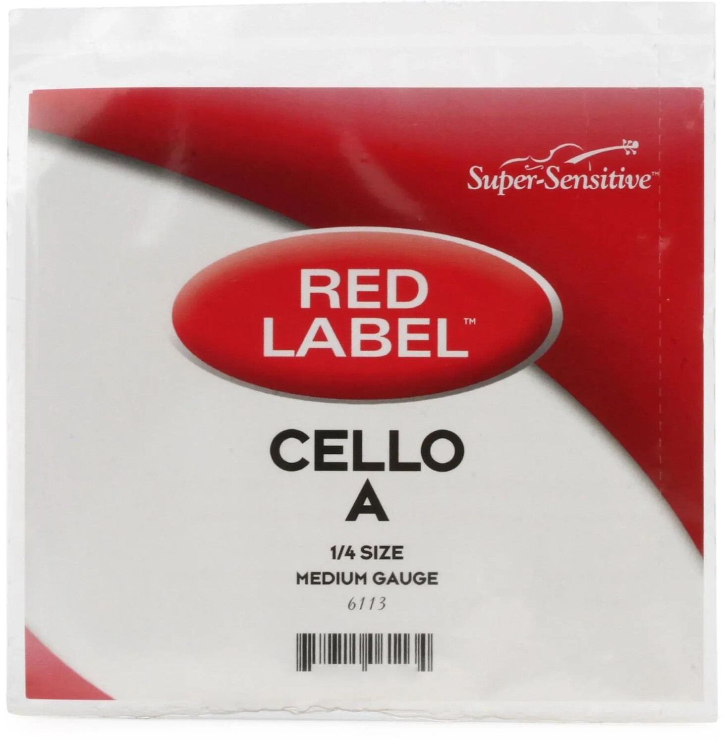 

Струна A для виолончели Super-Sensitive 6113 Red Label — размер 1/4
