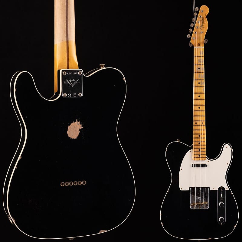 

Электрогитара Fender Custom Shop 1959 Telecaster Relic Aged Black 787