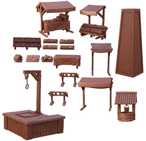 

Аксессуары Mantic Games Terrain Crate: Village Square