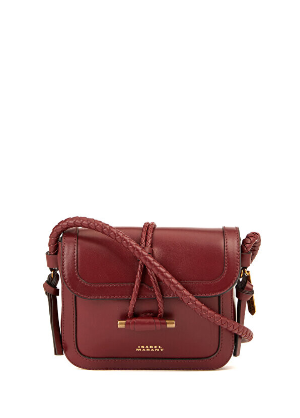 

Vigo claret red logo женская кожаная сумка Isabel Marant