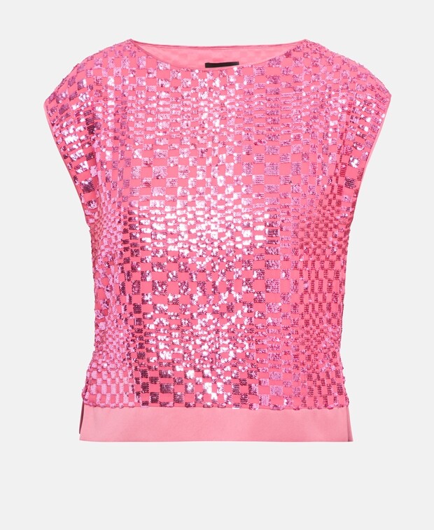 

Элегантная блузка-рубашка Emporio Armani, античный розовый