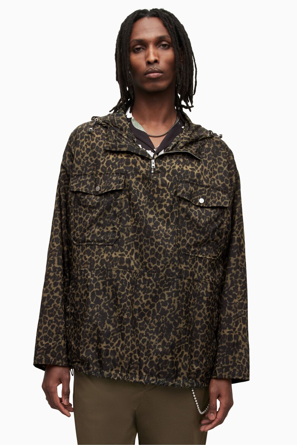 

Allsaints Punta Leo коричневая куртка All Saints, коричневый