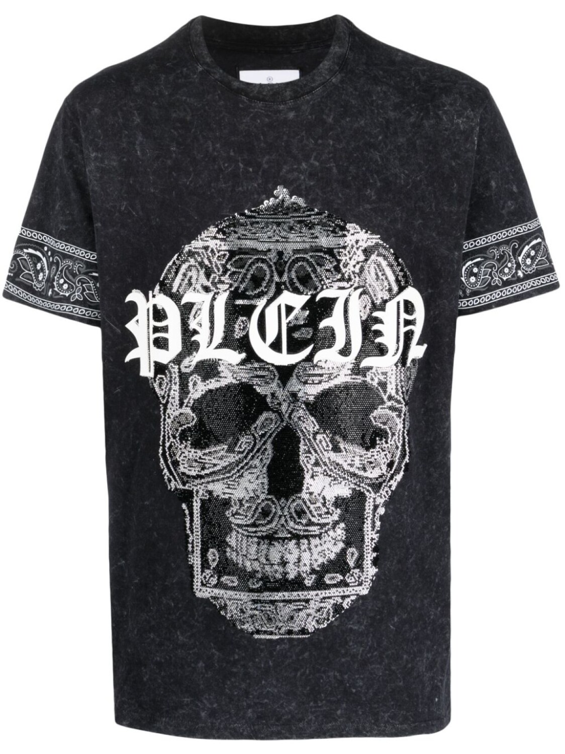 

Philipp Plein футболка SS Paisley Strass, черный