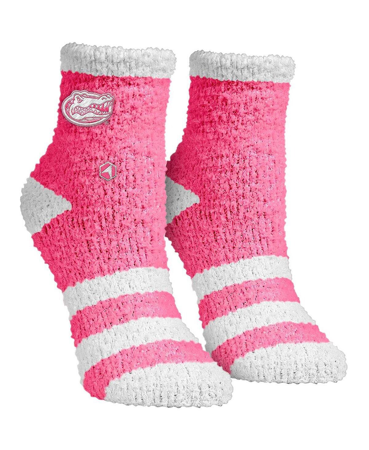 

Женские носки Розовые носки Florida Gators Fuzzy Crew Socks Rock 'Em, розовый