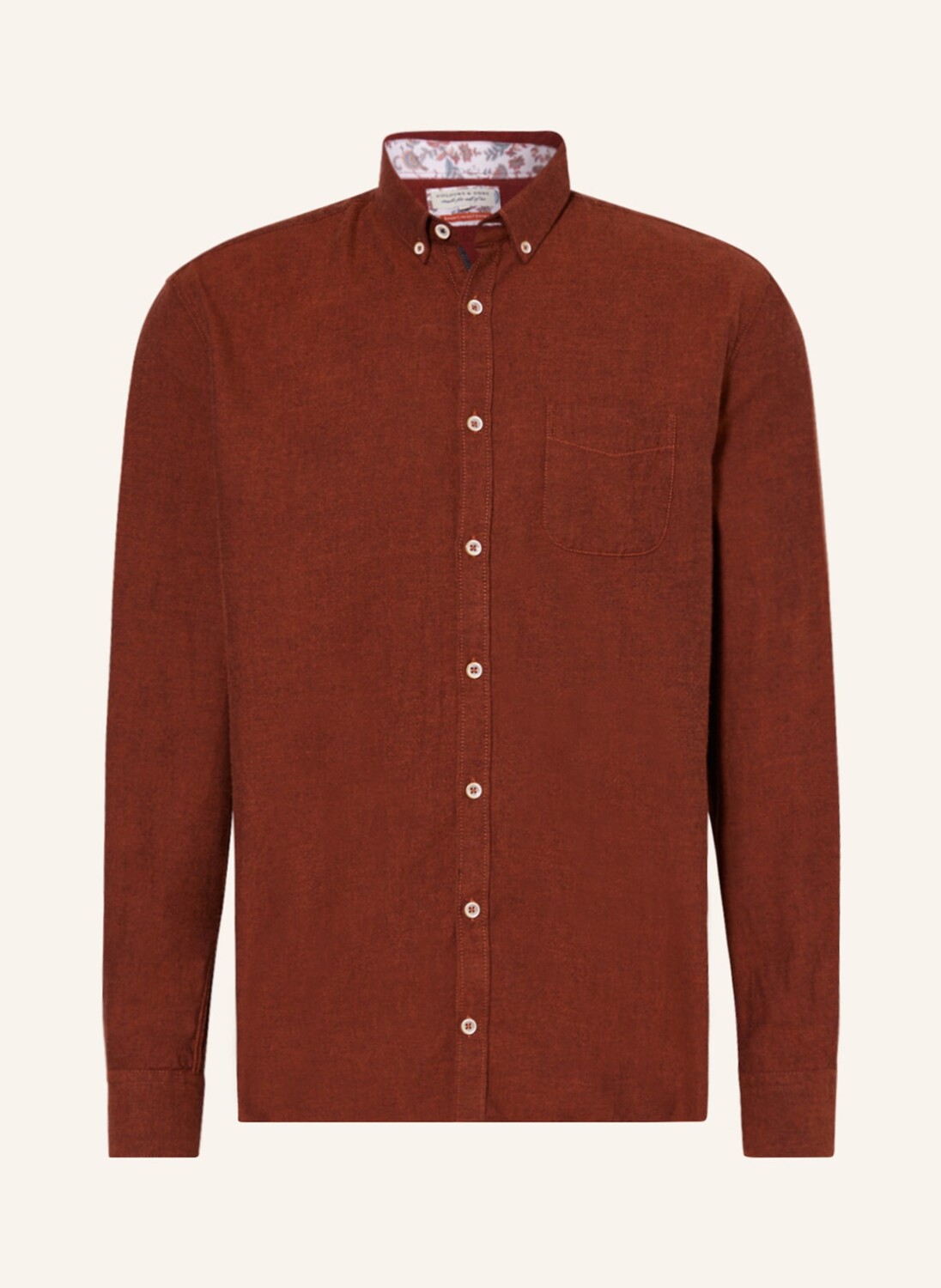 

Рубашка COLOURS & SONS Modern Fit, темно-оранжевый