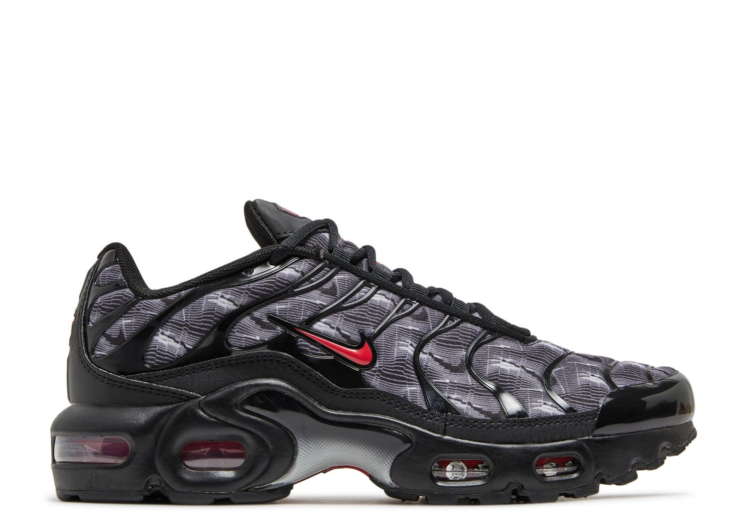

Кроссовки Nike Air Max Plus Gs 'Black University Red', черный