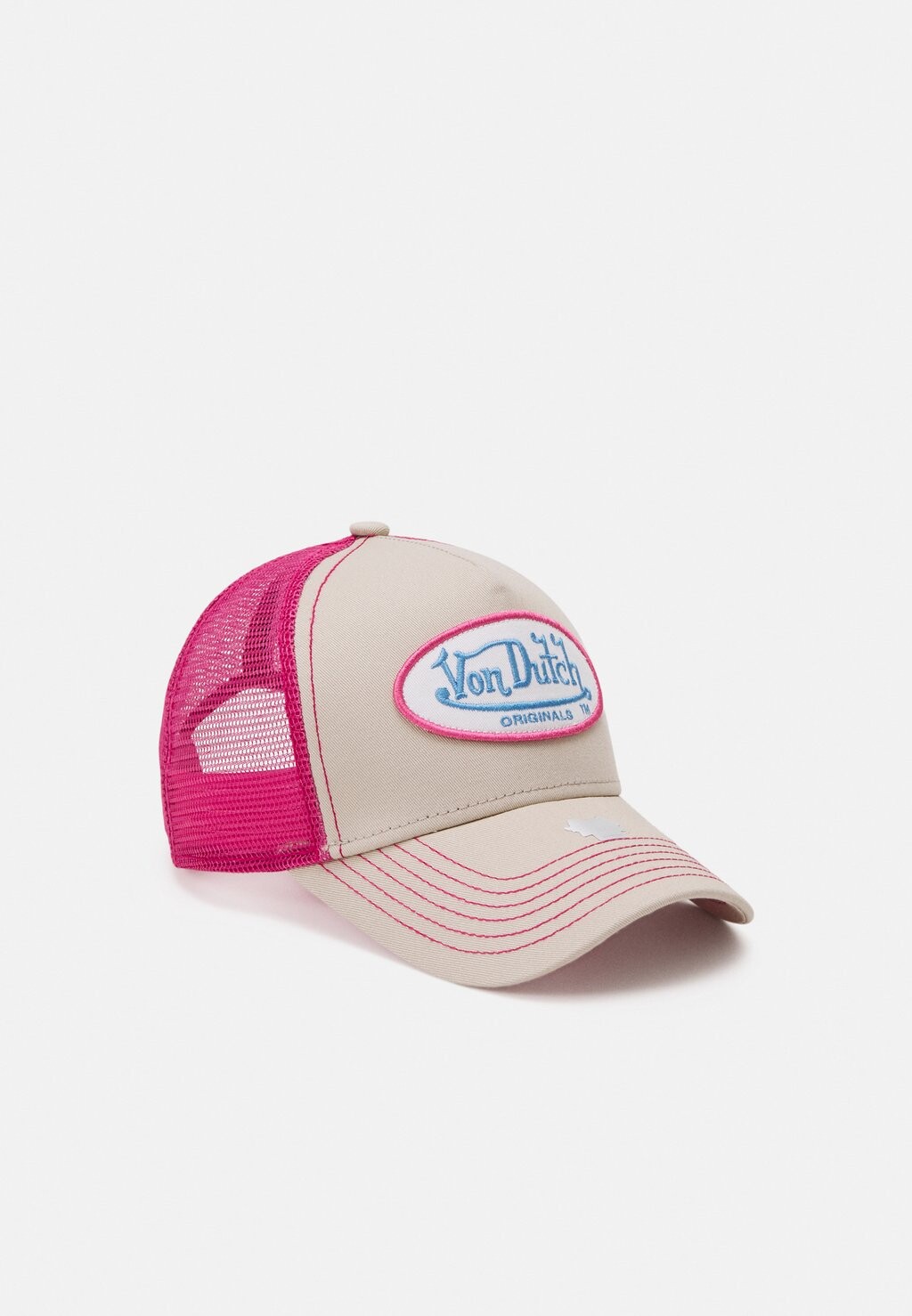 

Бейсболка TRUCKER BOSTON UNISEX Von Dutch, цвет stone/pink