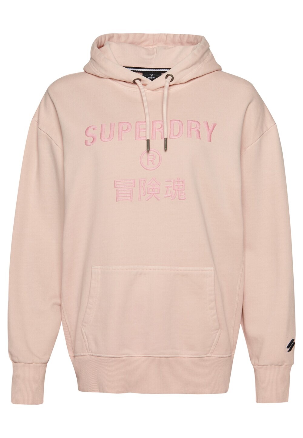 

Толстовка Superdry, светло-розовый/темно-розовый
