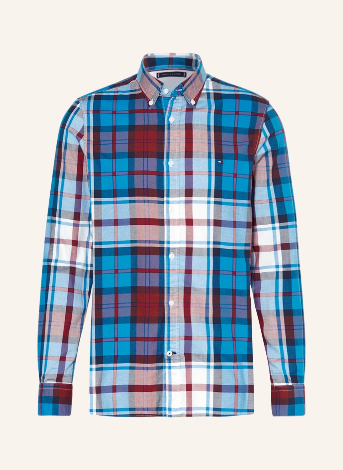 

Рубашка TOMMY HILFIGER Slim Fit, синий