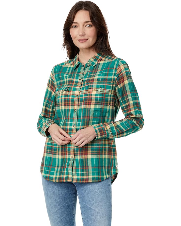 цена Рубашка Toad&Co Re-Form Flannel, цвет Cyan