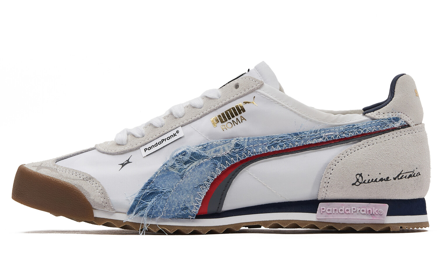 

Кроссовки Roma Running Unisex Low-top Белый/Синий/Красный Puma