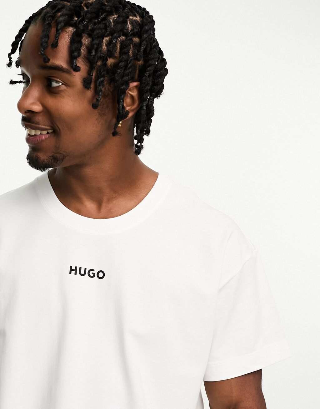 

Белая футболка с логотипом HUGO Bodywear