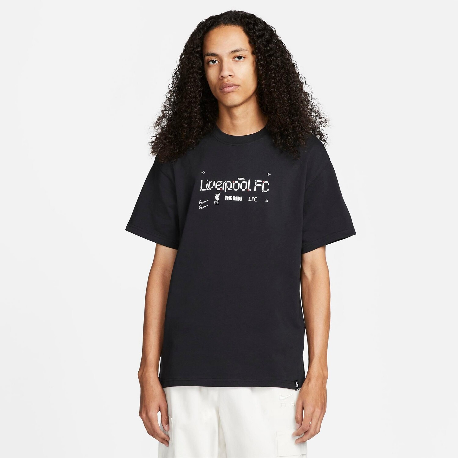 

Мужская футбольная футболка Nike Liverpool FC, черный