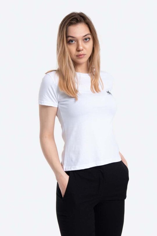 

Хлопковая футболка Basic Alpha Industries, белый