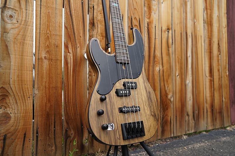 цена Басс гитара Schecter DIAMOND SERIES Model-T Exotic - Natural Satin Left Handed 4-String Electric Bass Guitar