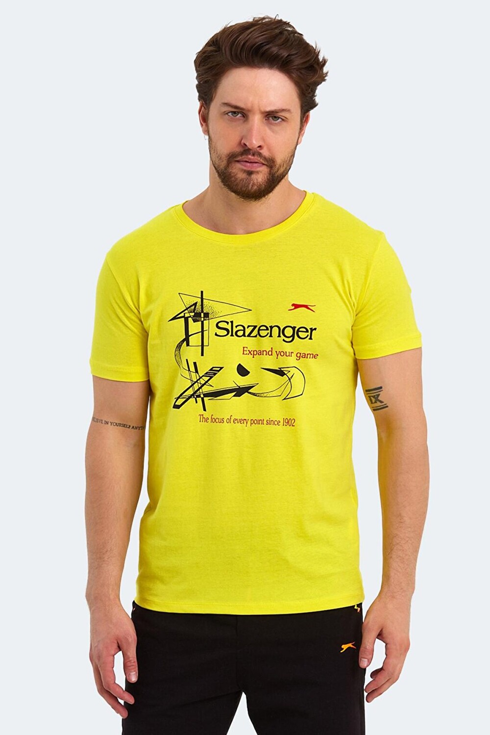 

Мужская футболка KAREL Светло-желтая SLAZENGER, Желтый