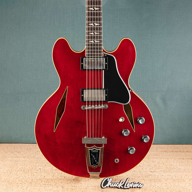 Электрогитара Gibson Custom Shop 1964 Trini Lopez Standard - Viking Red - CHUCKSCLUSIVE - #120752 - Display Model