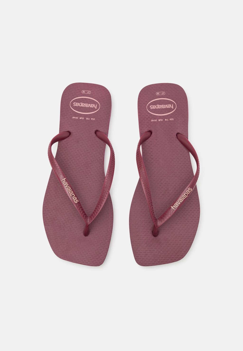 

Шлепанцы SQUARE LOGO POP Havaianas, цвет purple soil