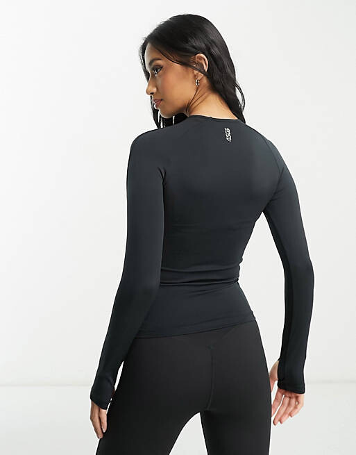 

Топ узкого кроя с длинными рукавами ASOS 4505 Petite Icon