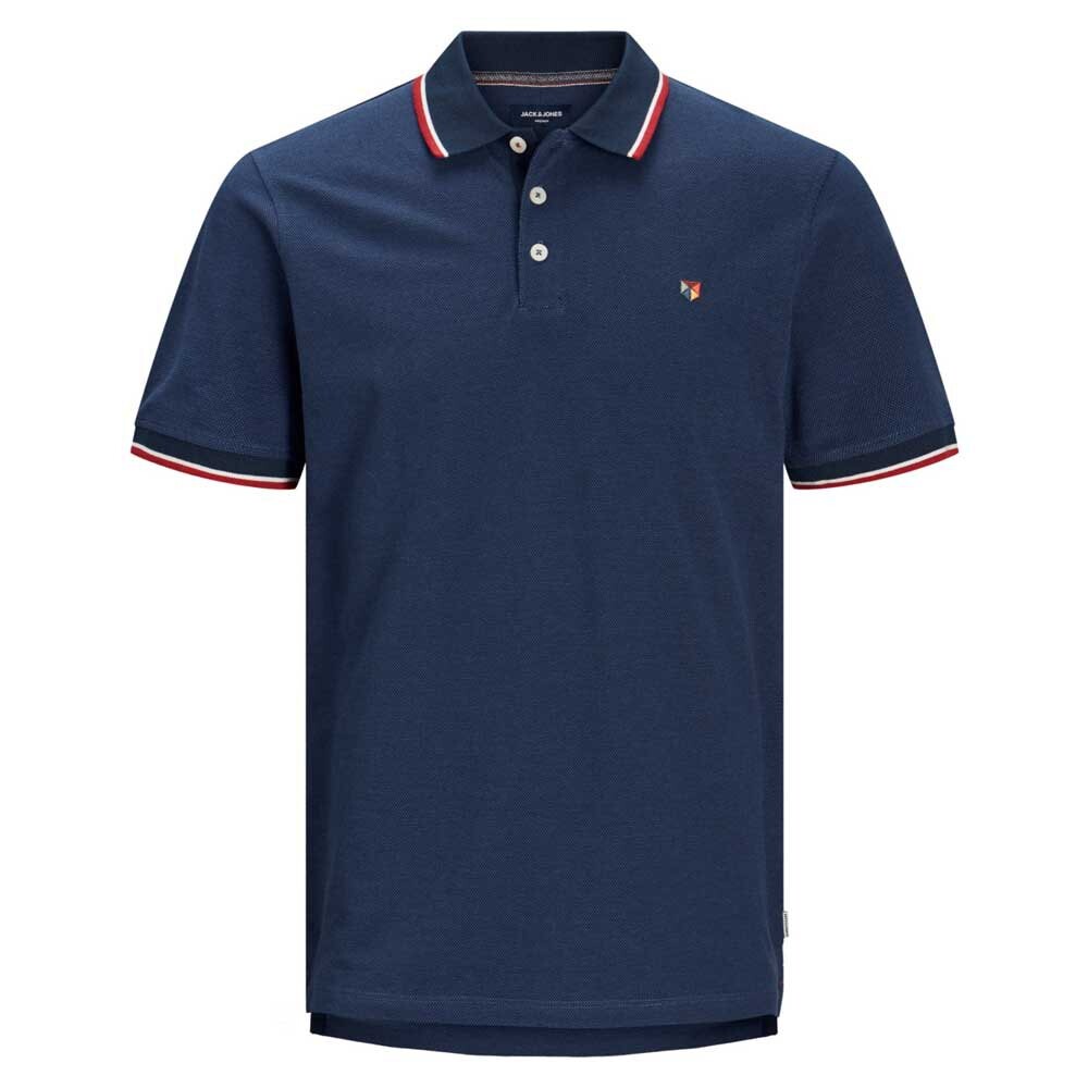 

Поло с коротким рукавом Jack & Jones Bluwin Regular Fit, синий