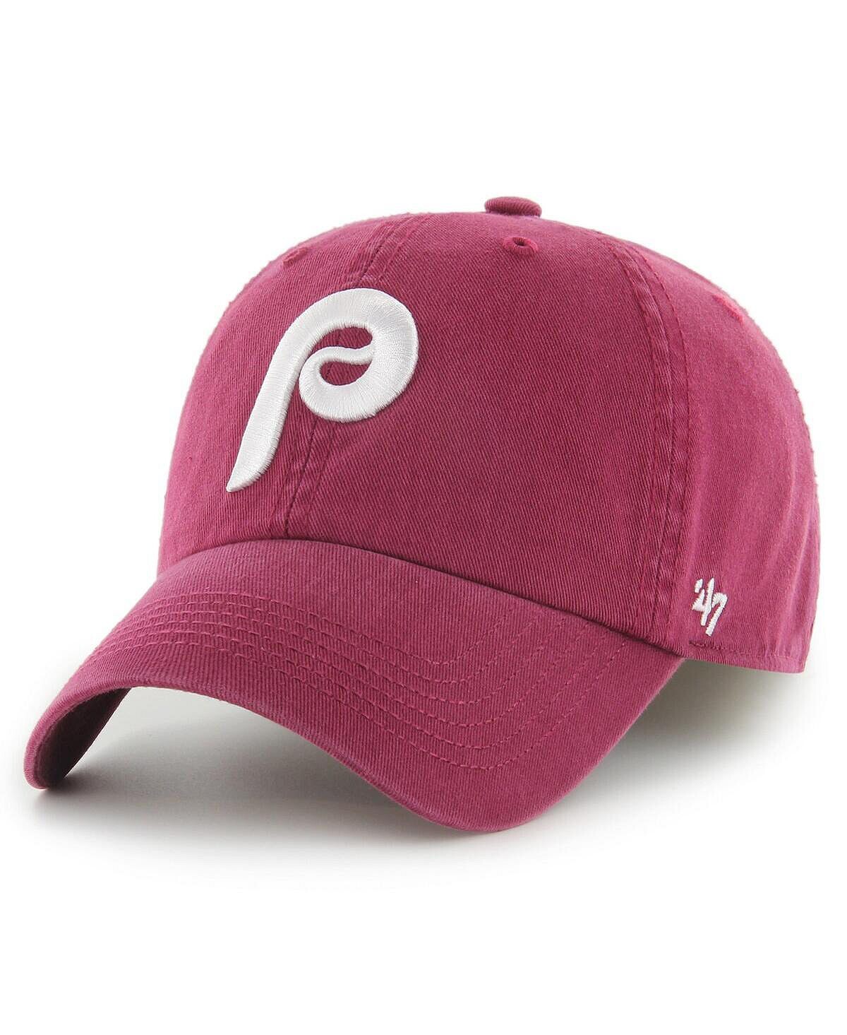 

Мужская приталенная шляпа бордового цвета Philadelphia Phillies Cooperstown Collection Franchise '47 Brand