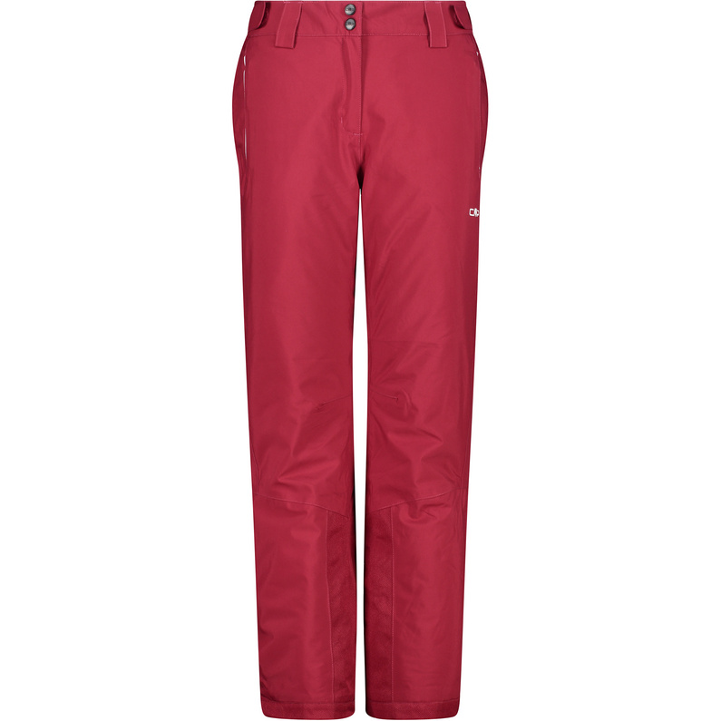 цена Женские теплые Лыжные брюки на плоской подошве CMP, красный