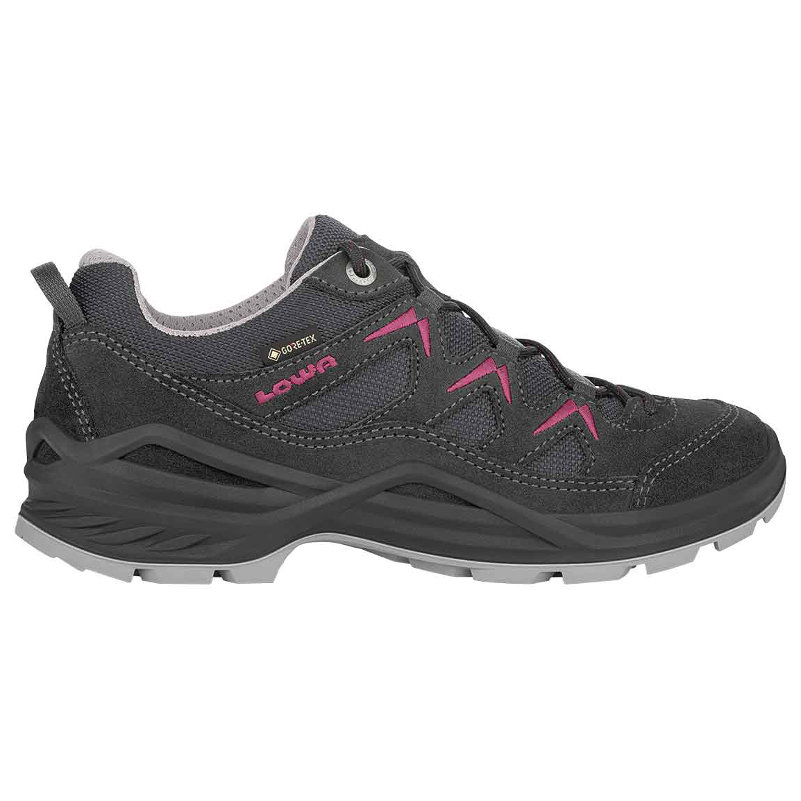 Мультиспортивная обувь Lowa Women's Sirkos Evo GTX LO, цвет Anthracite/Berry