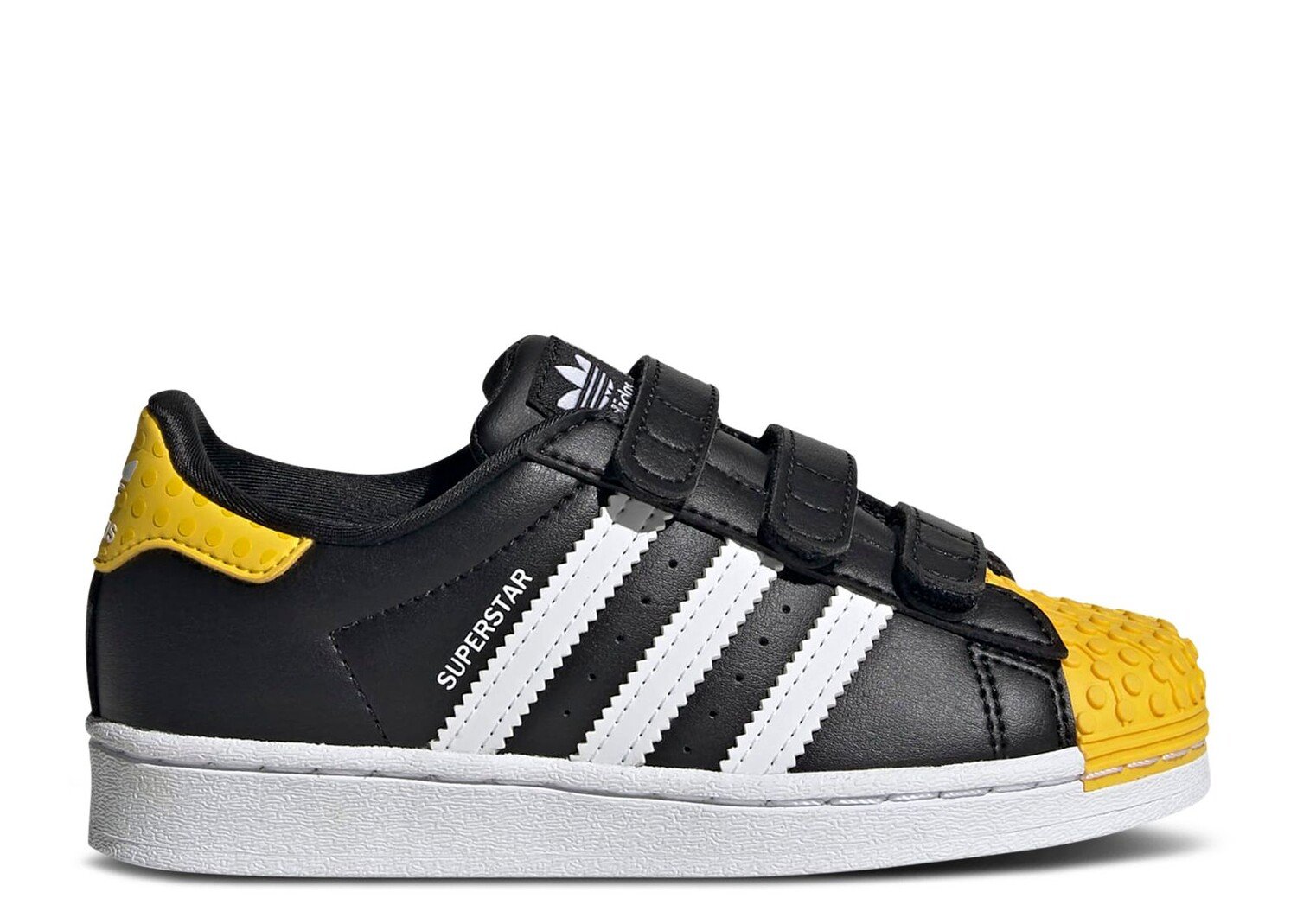 

Кроссовки adidas Lego X Superstar Cf C 'Core Black Yellow', черный