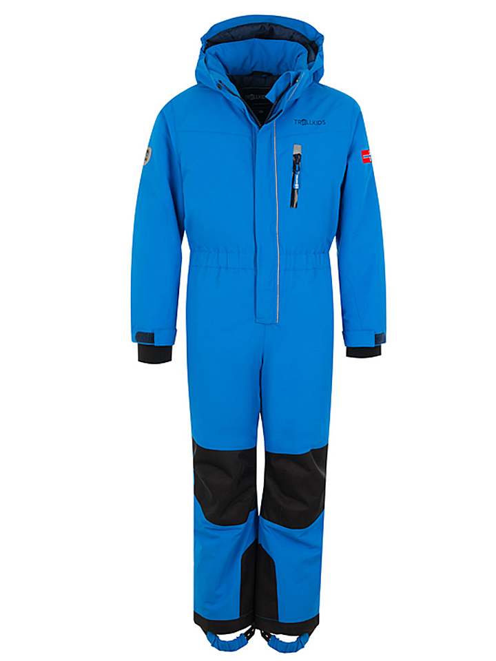 Лыжные штаны Trollkids Isfjord, синий лыжные штаны trollkids kirkenes синий