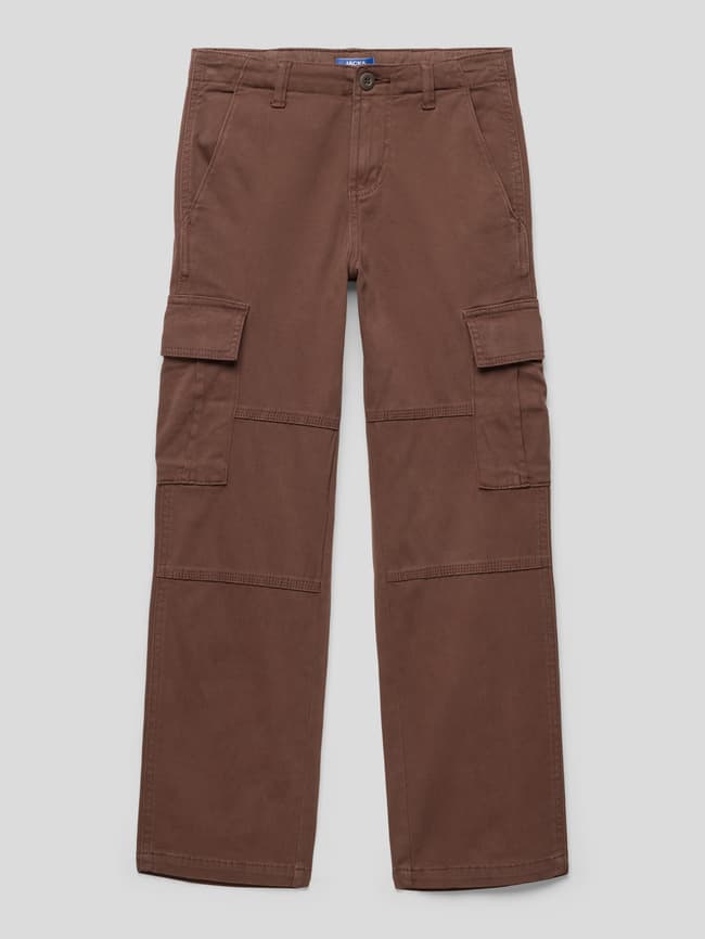 Брюки-карго с накладными карманами модель HARLOW Jack & Jones, шоколадно-коричневый брюки карго jsptkane harlow jack
