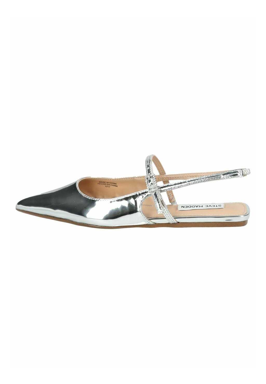 

Балетки Steve Madden, серебро