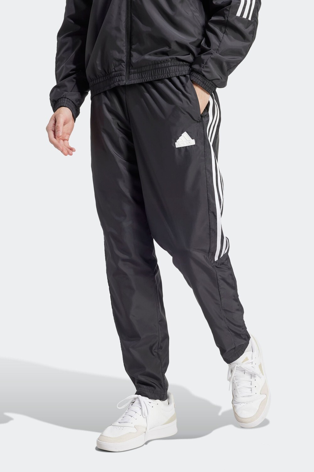 

Джоггеры House of Tiro из 100% хлопка Adidas, черный
