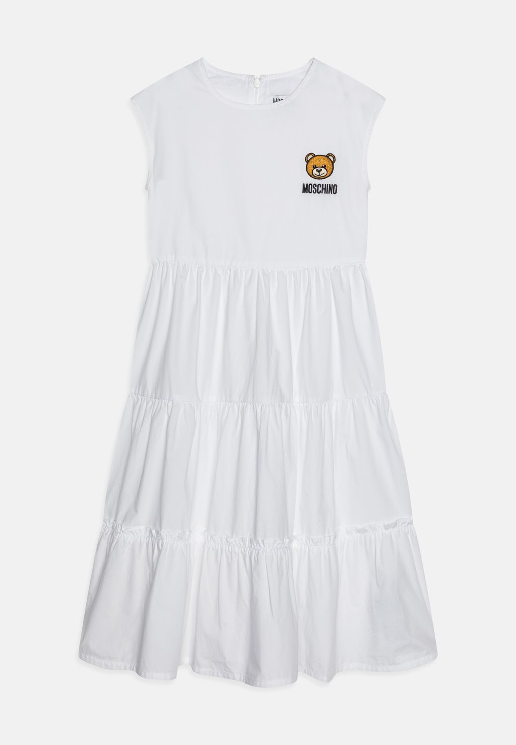 Летнее платье Dress MOSCHINO, цвет bianco ottico цена и фото