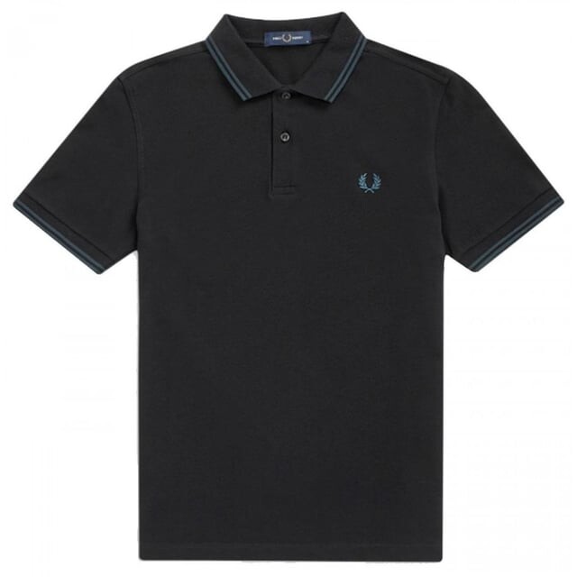 

Рубашка-Поло с двумя кончиками m3600 l55 Fred Perry, черный
