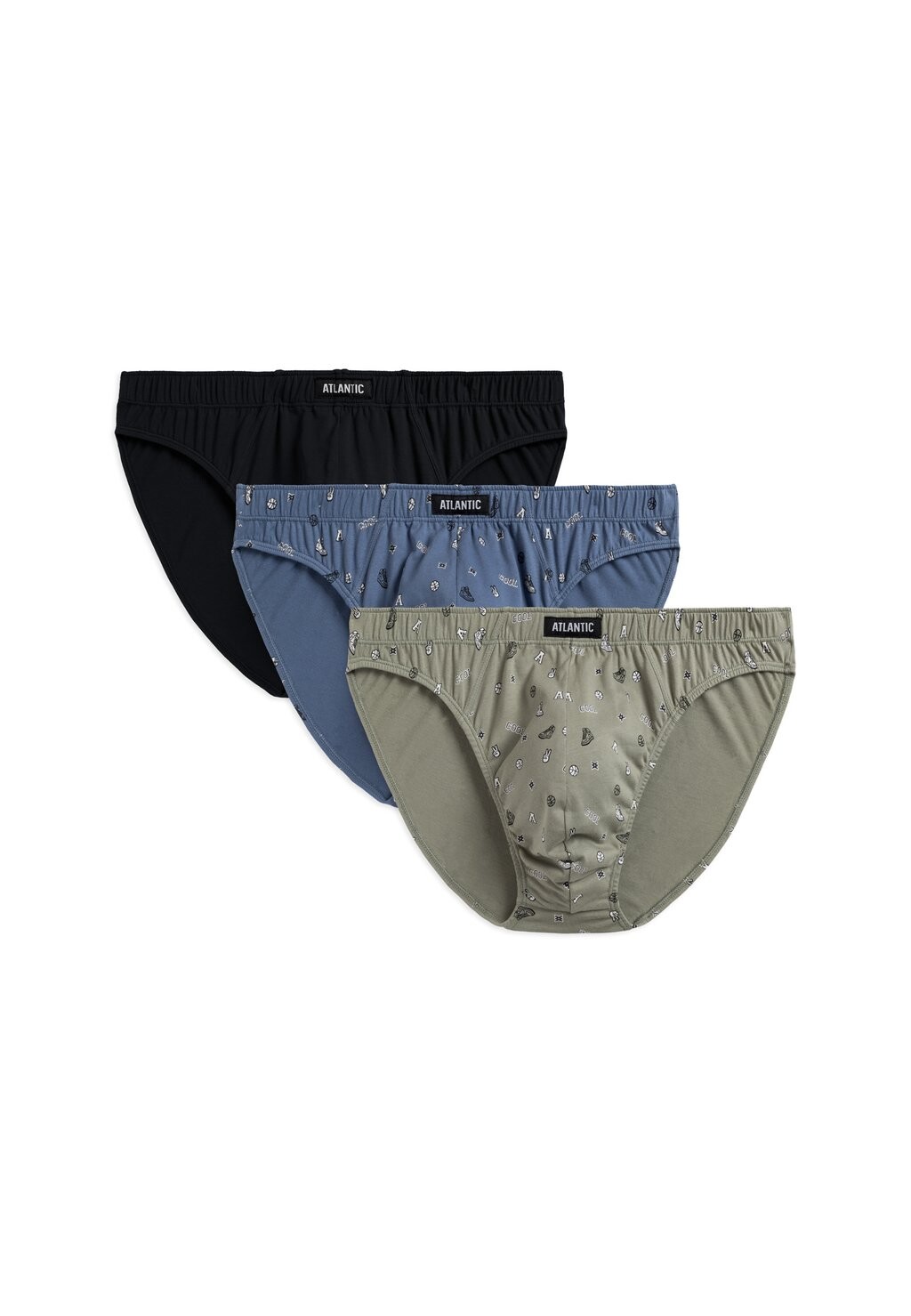 

Трусы 3-PACK Atlantic, синий