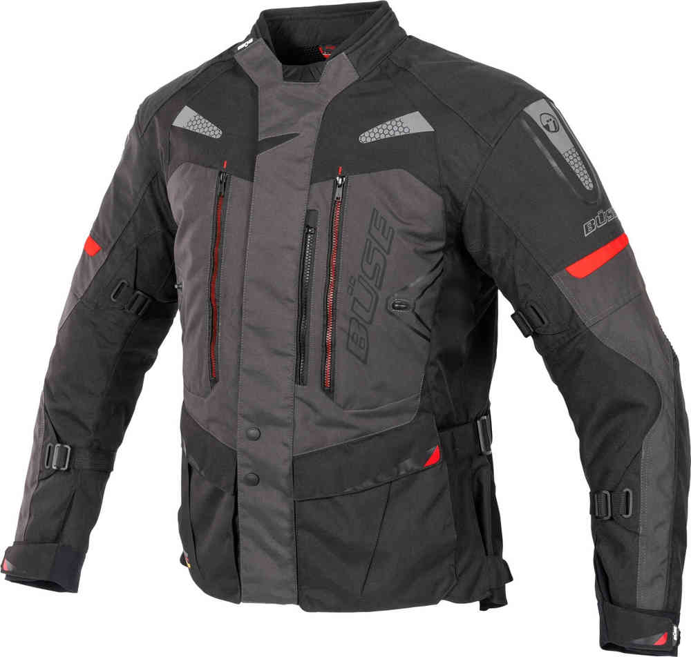 Водонепроницаемая женская мотоциклетная текстильная куртка Monterey Büse, черный/серый новинка 2023 мужская водонепроницаемая и ветрозащитная куртка мотоциклетная куртка fengyun мотоциклетная ветрозащитная и водонепроницаемая