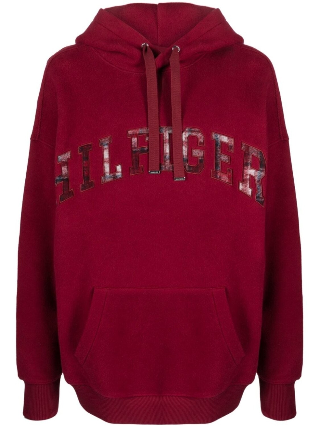 

Tommy Hilfiger худи с вышитым логотипом, красный