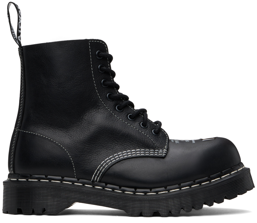 Черные ботинки 1460 Pascal Bex с открытым стальным носком Dr. Martens